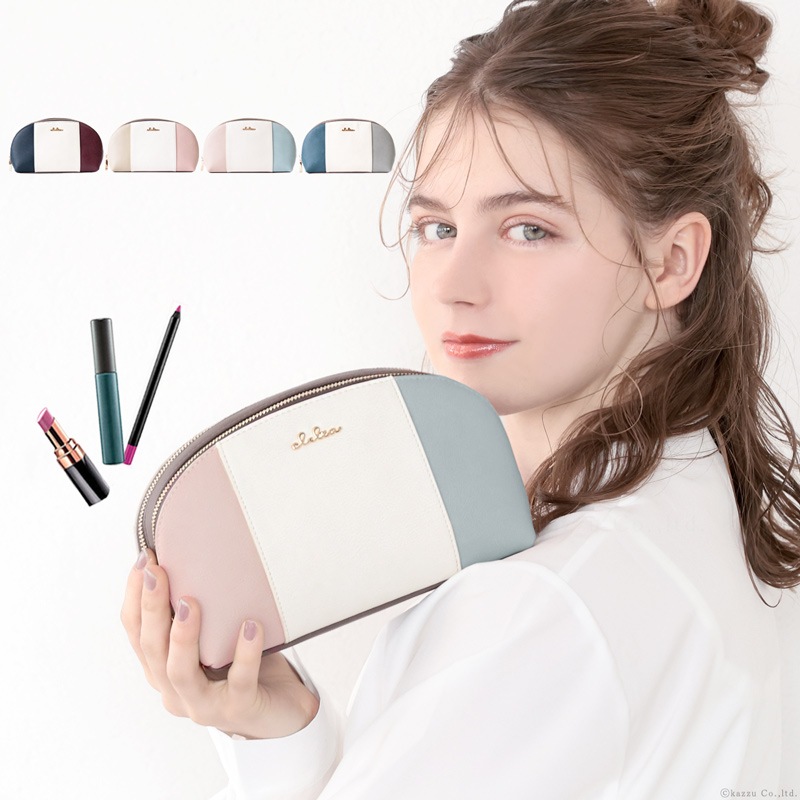 Clelia 小物雑貨 化粧ポーチ メイクポーチ 大容量 小物入れ ダブルファスナー 化粧ポーチ Clelia クレリア リベルテ Cl 170