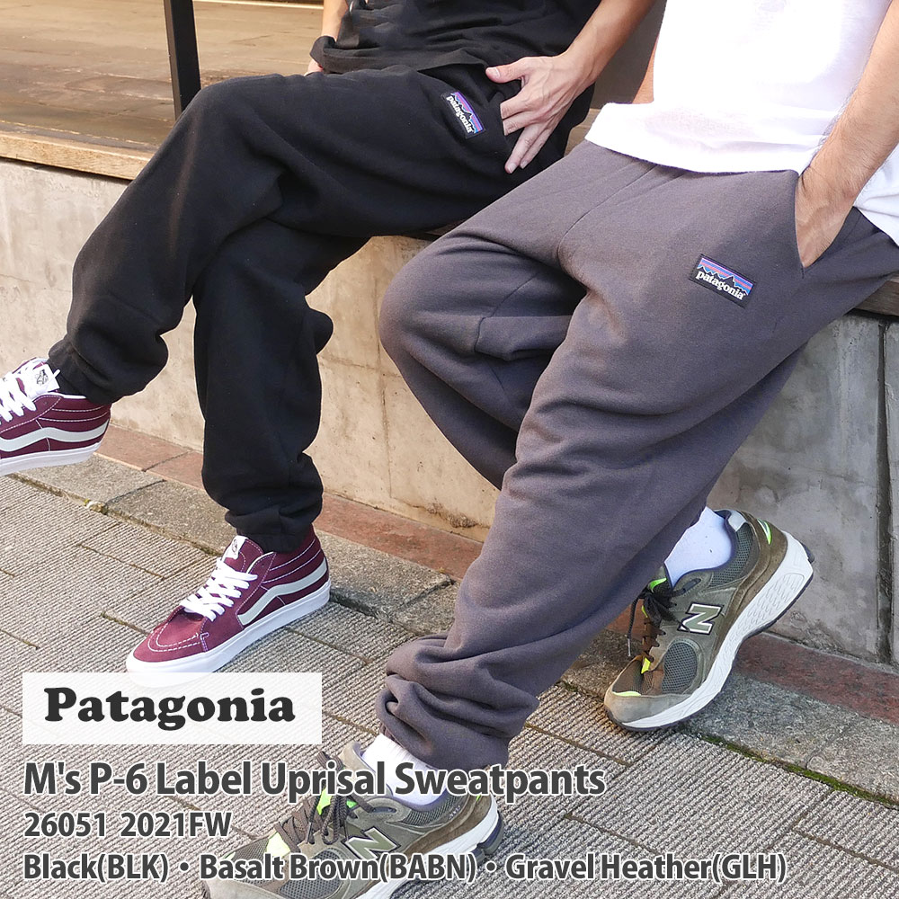 新品 パタゴニア Patagonia M's P-6 Label Uprisal Sweatpants メンズ P-6 ラベル アップライザル  スウェットパンツ 26051 メンズ レディース アウトドア キャンプ Cliff Edge