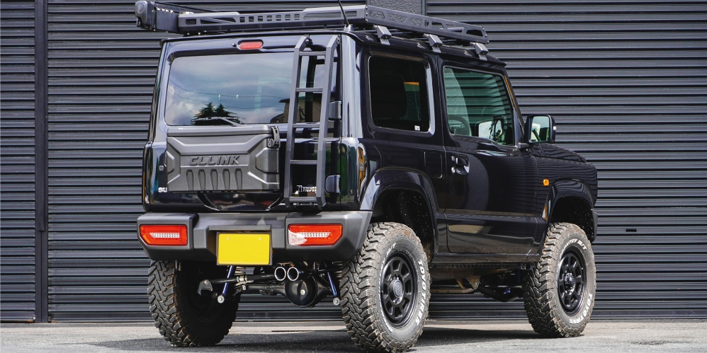 シーエルリンク リアマフラー オーバル ジムニー JB64 JB74 シエラ