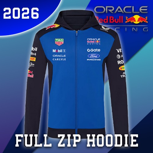 2026 オラクル レッドブル レーシング チーム フルジップ フーディ ユニセックス