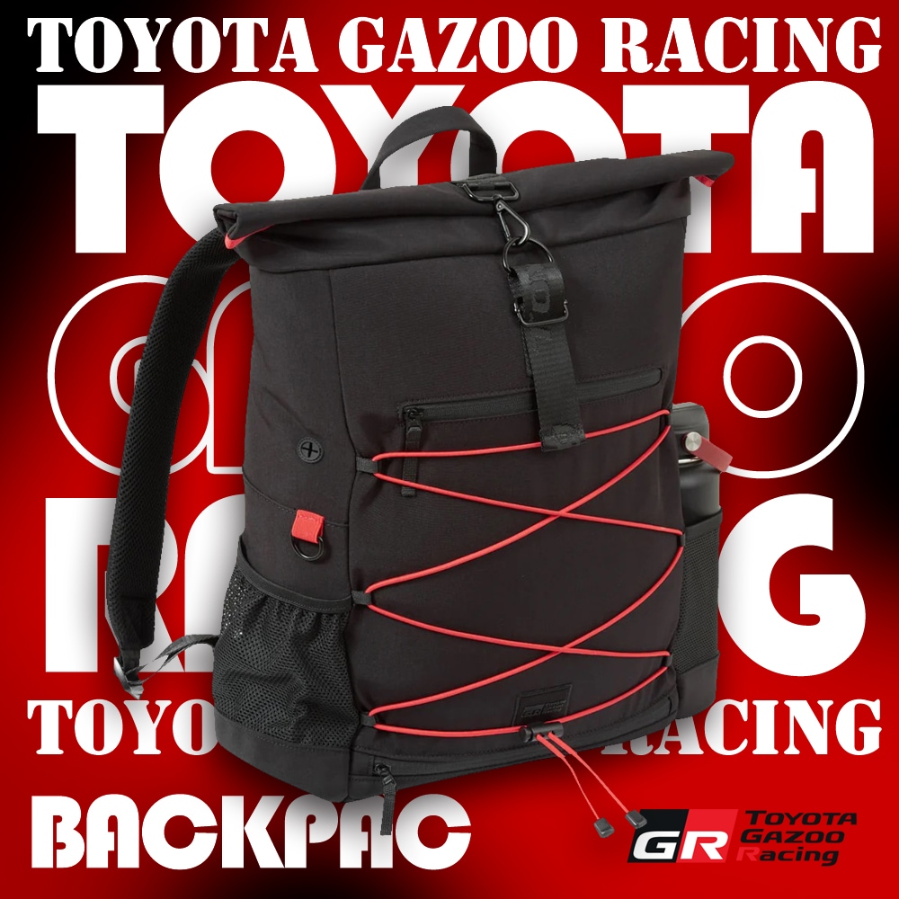 2026 トヨタ ガズー レーシング TOYOTA GAZOO Racing アドベンチャー バッグパック ブラック