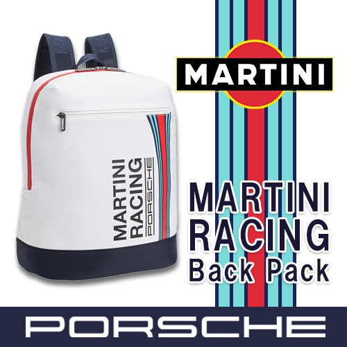 ポルシェ マルティーニ レーシング オフィシャル バックパック ホワイト
