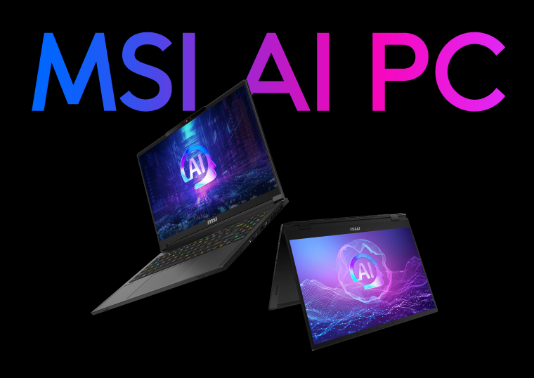 ベースPC(第8世代corei5搭載　ゲーミングPCや生成AI用PC等へ) 次世代AI PC時代到来、MSI 最新AI PC 「Copilot＋ PC」、登場！