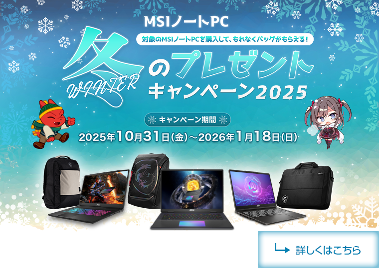 MSI公式オンラインショップ｜MSI ストア