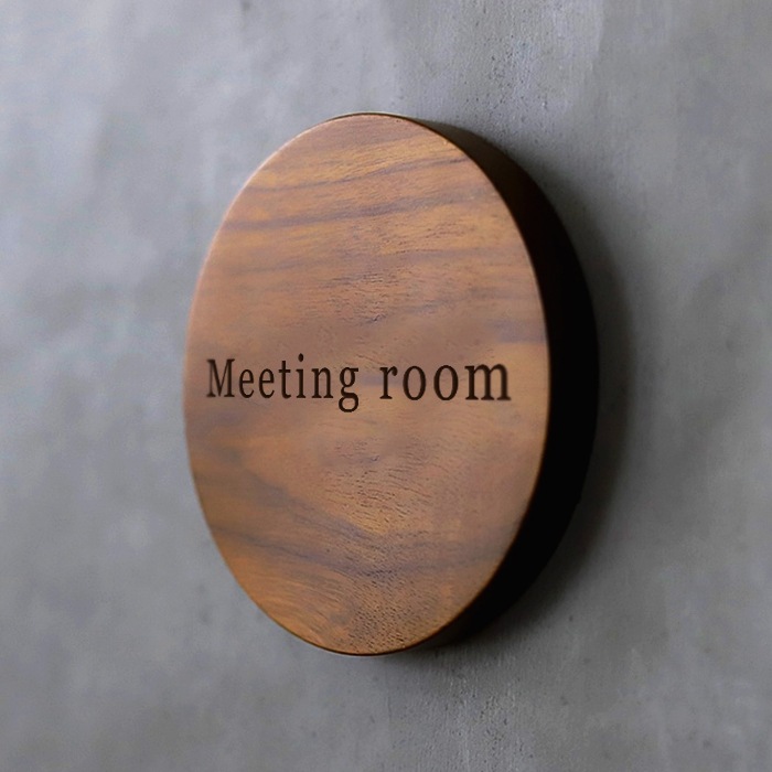 会議室 プレート 英語