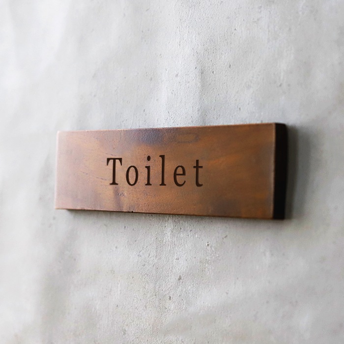 ドア プレート トイレ