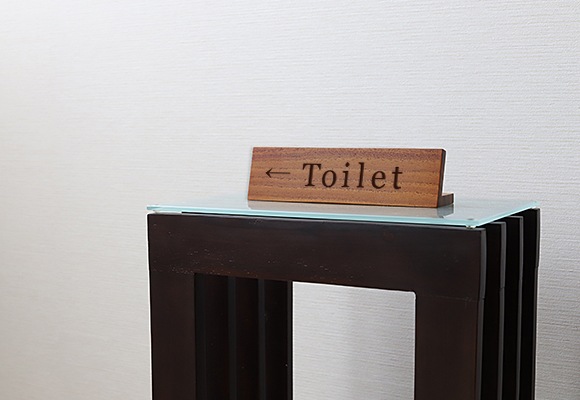 トイレ プレート 案内