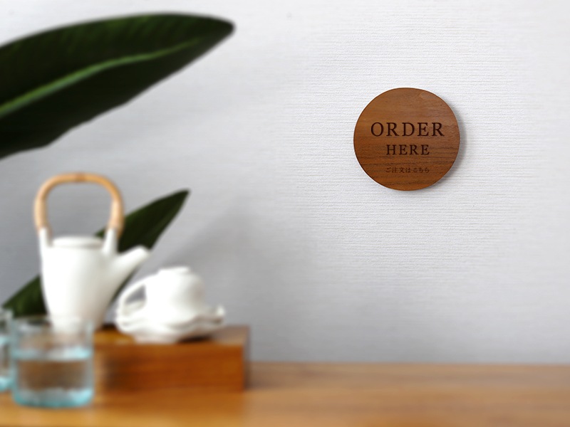 飲食店 案内板 サインプレート