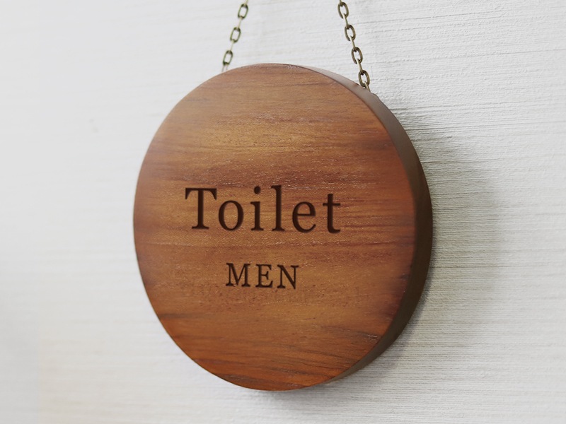 トイレ サイン ドアプレート