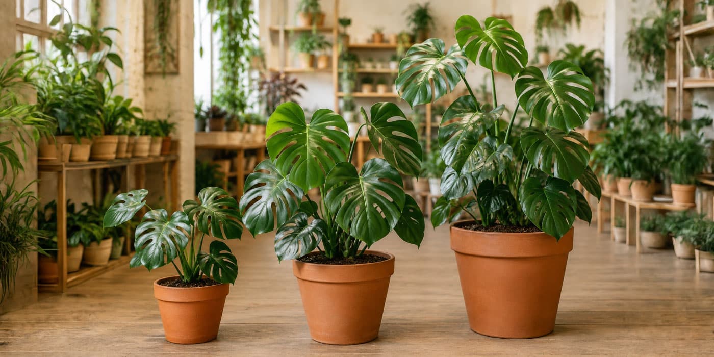 観葉植物の号数(鉢サイズ)の選び方