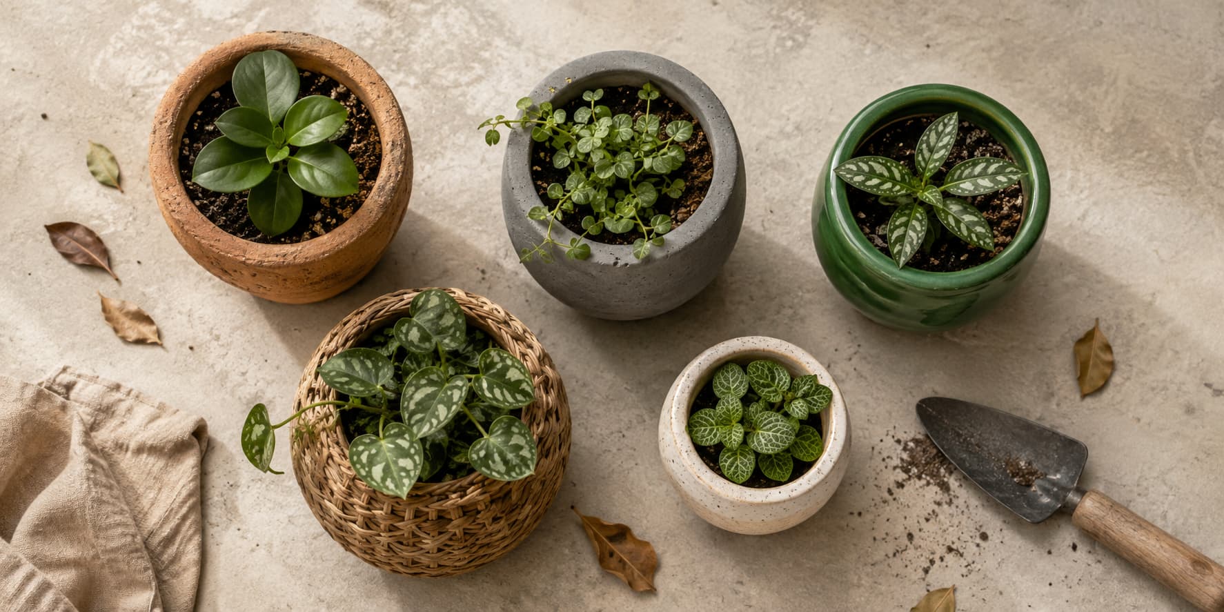 観葉植物がもっと映える、おしゃれな鉢の選び方