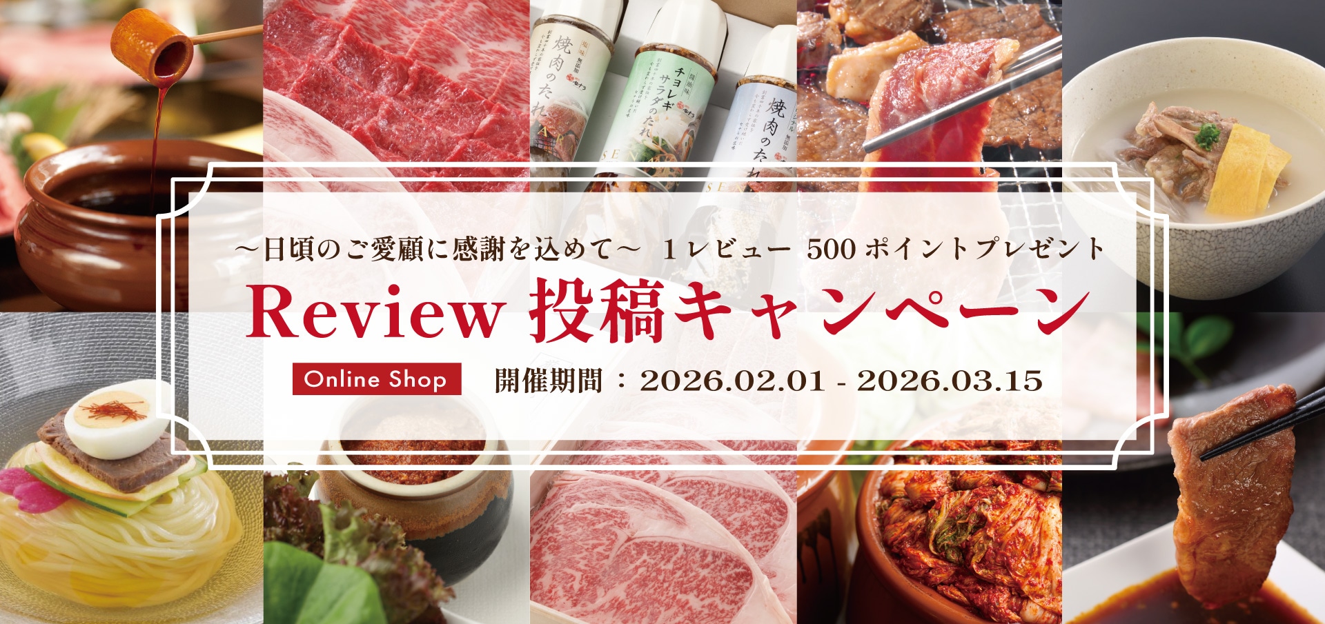 レビュー投稿キャンペーン