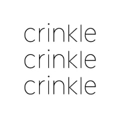 crinkle crinkle crinkleクリンクルクリンクルクリンクル