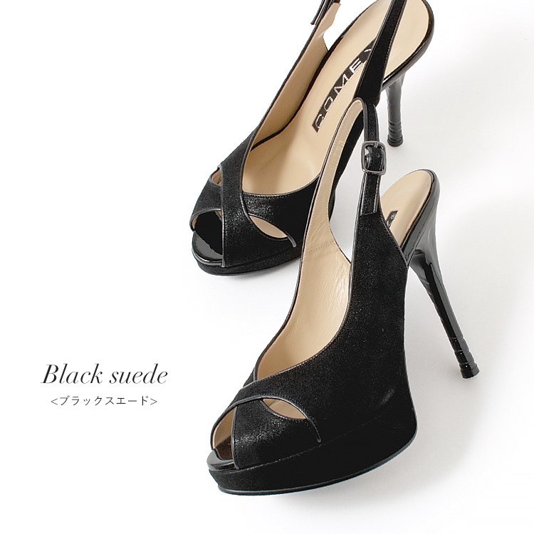 COMEX パンプス ハイヒール 本革 日本製 2026新作 オープントゥ