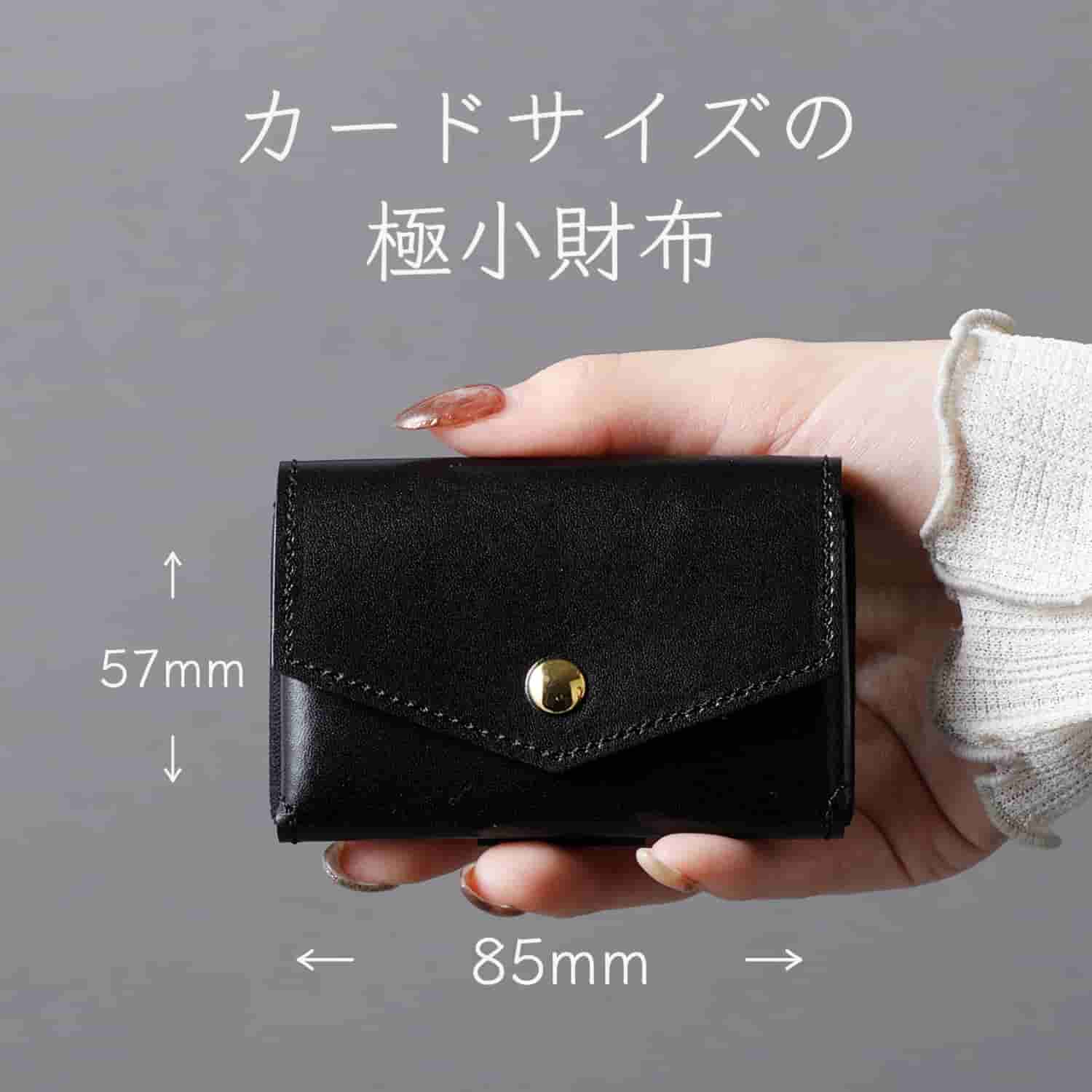 日常使いにも対応できる世界最小クラスのミニ財布　Tiny-001sp / Maremma