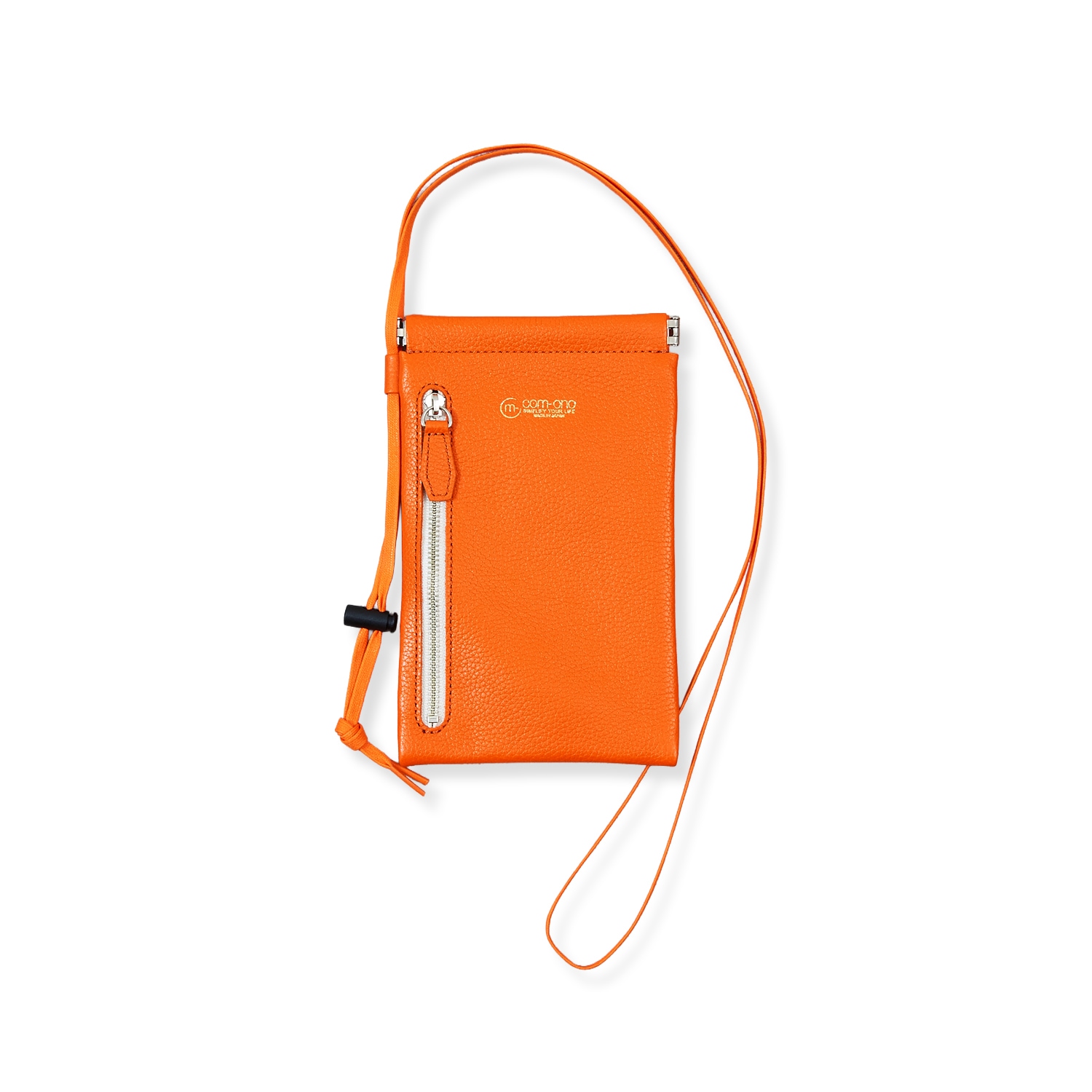 SLIM-003mk｜スマホも入るネックウォレット・マーケットレザー｜com-ono
