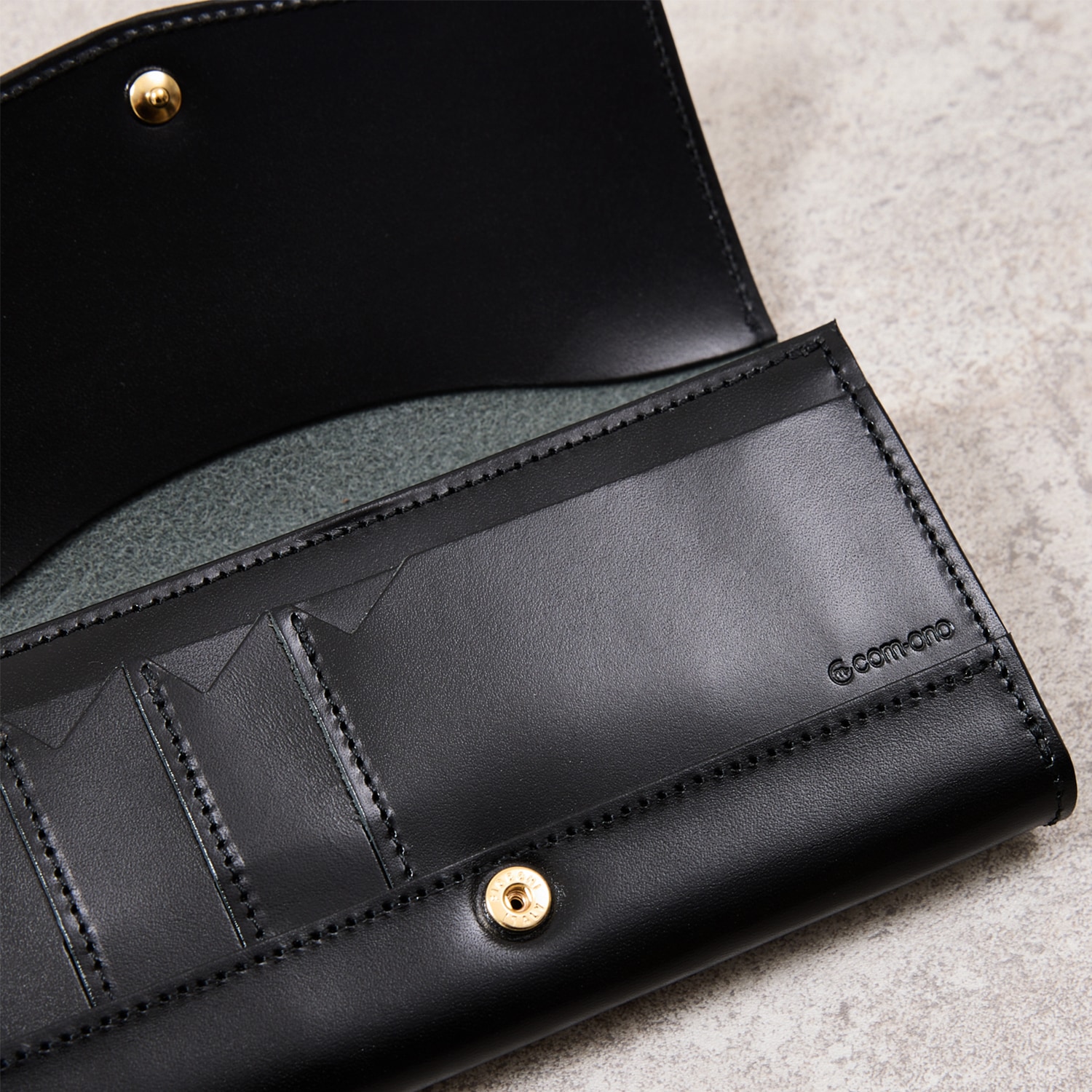 SLIM-008spu｜小さい長財布・サドルプルアップレザー｜com-ono
