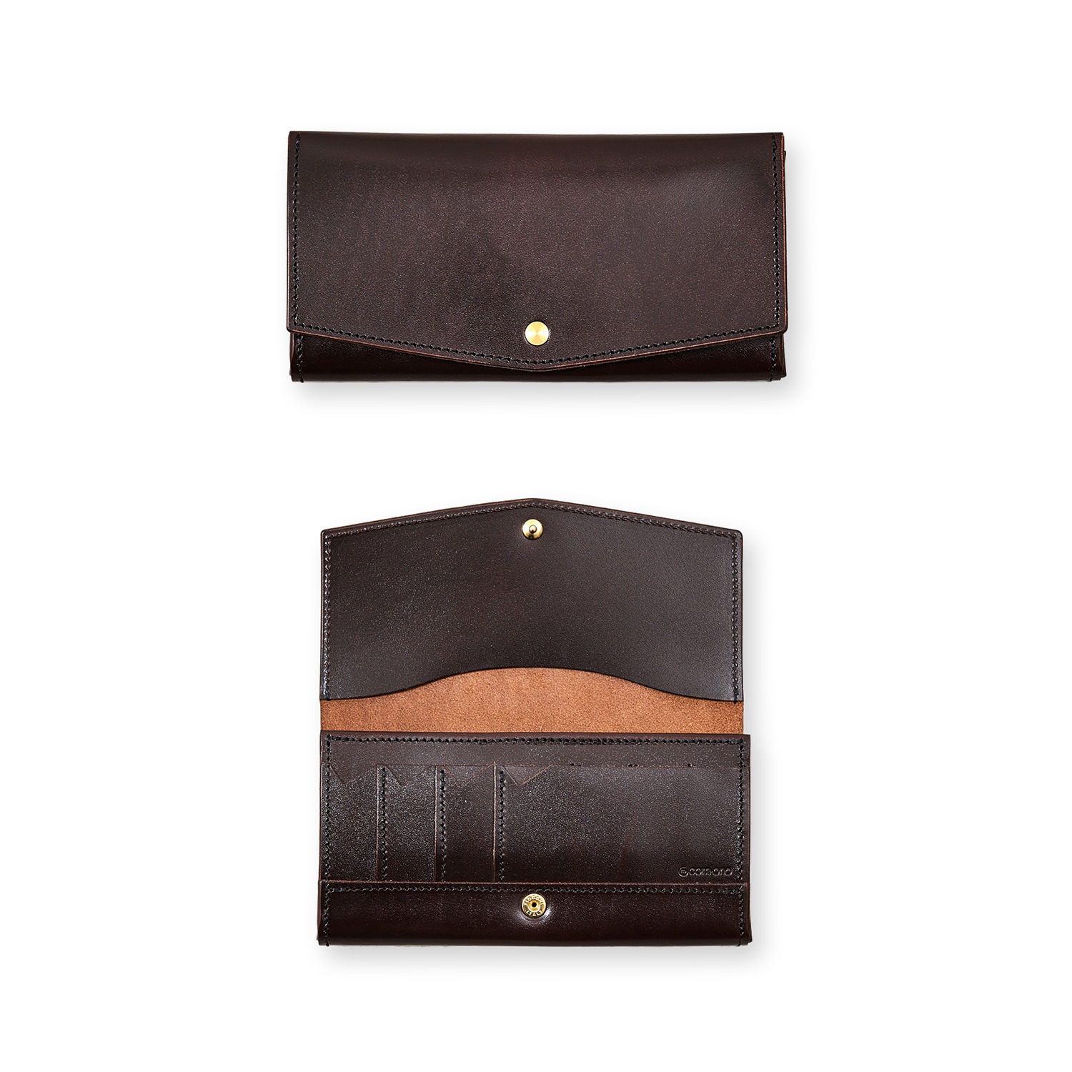 kumono 財布　長財布 SLIM-008pb｜小さい長財布・プエブロレザー財布｜com-ono