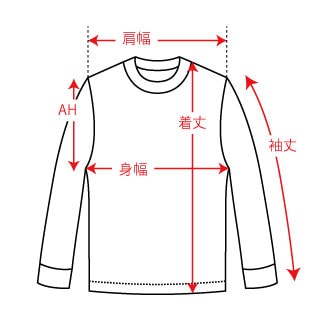 トップス採寸方法