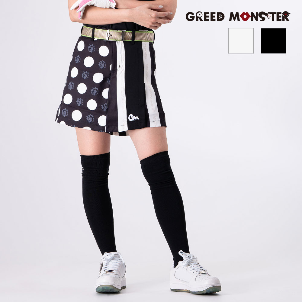 Stripe Dot GIRARI スカートパンツ