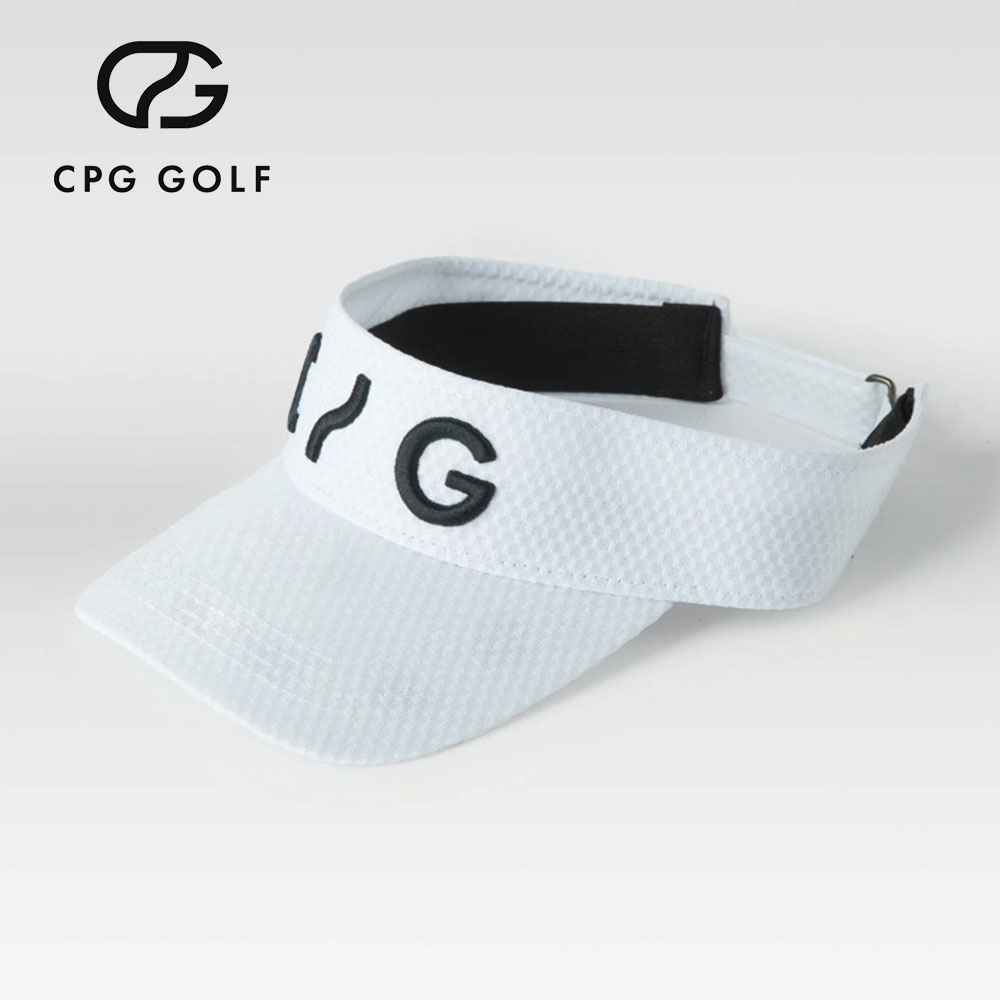 メッシュサンバイザー WHITE【CPG GOLF】