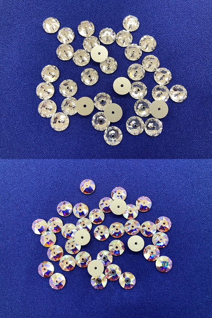 スワロフスキーおまとめセット 3188-8<br>スワロフスキー センターホール 8mm クリスタル オーロラ