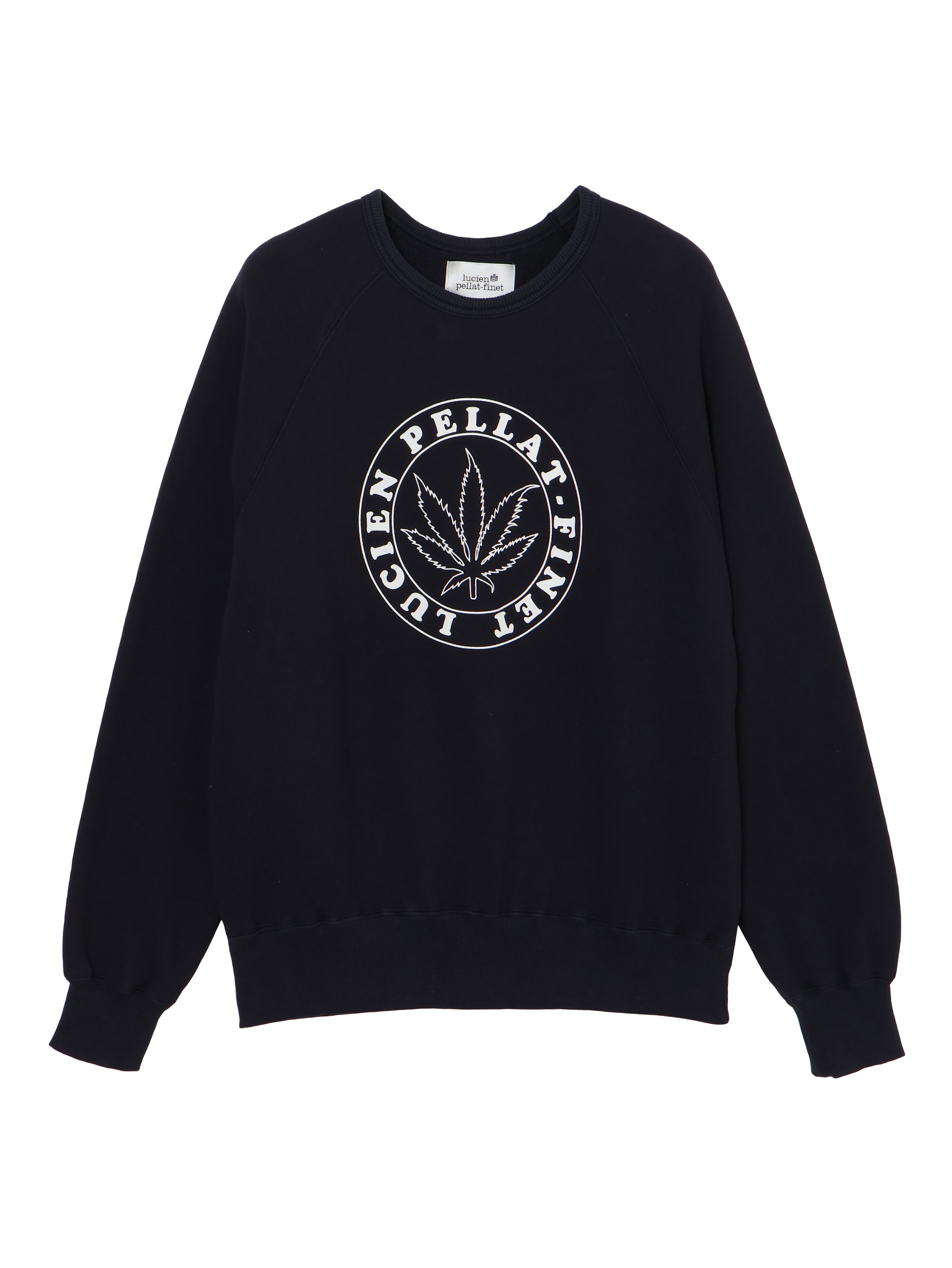 ユニセックス プルオーバー フレンチテリー LEAF サークルロゴ