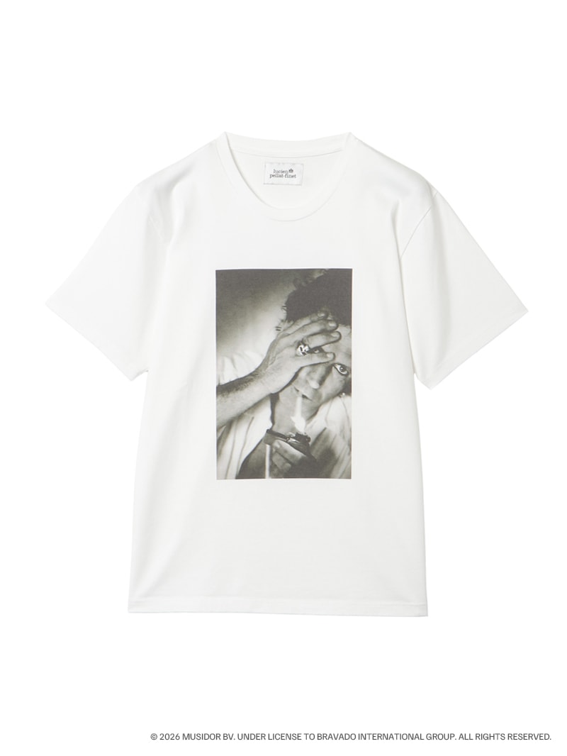 ＜THE ROLLING STONES＞ ユニセックス Tシャツ ”Keith Photo”