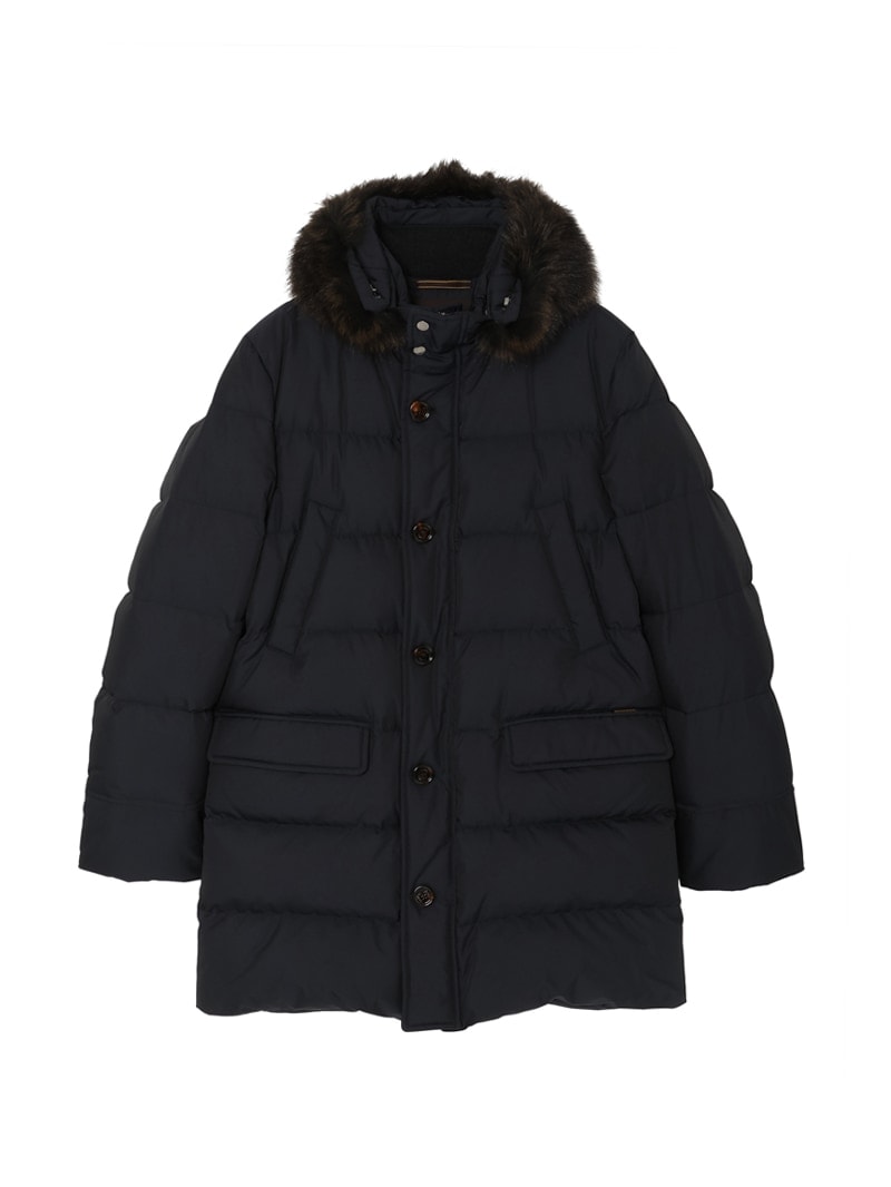 〖予約〗フーディーダウンコート BARBIERI-WK