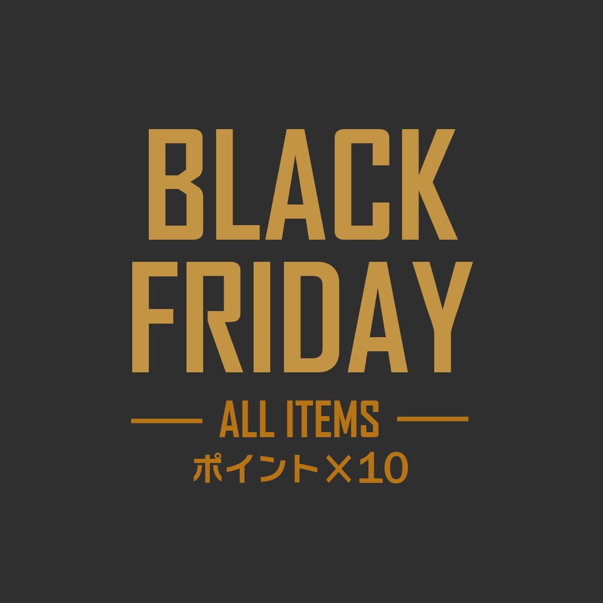 ＜期間限定＞BLACK FRIDAY！ポイントアップキャンペーン