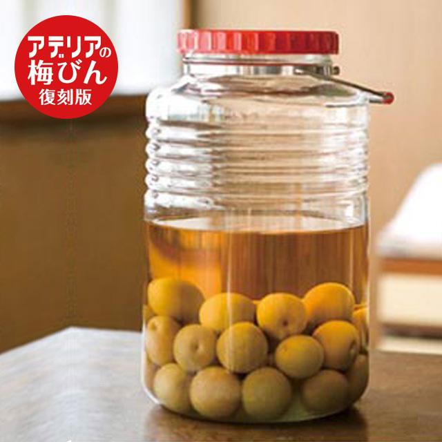 復刻梅びん 4L レードル付き アデリア 石塚硝子（721）
