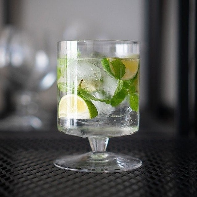 大正ロマン緑色ガラス製足付き 氷コップ5個セット お酒好きが喜ぶ