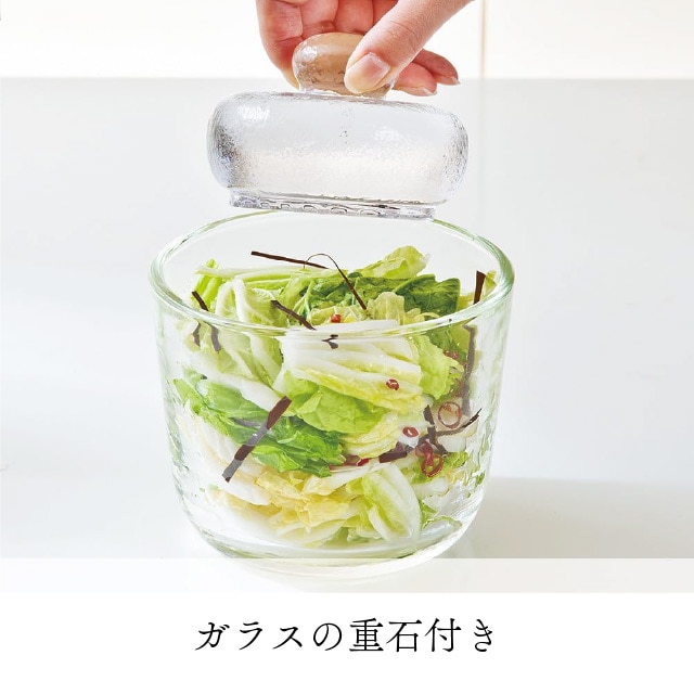 ハリオ ガラスの一夜漬け器 GTK-S ホワイト（ATK7801）1-0287-0801