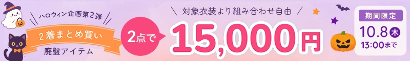 廃盤アイテム2点15000円