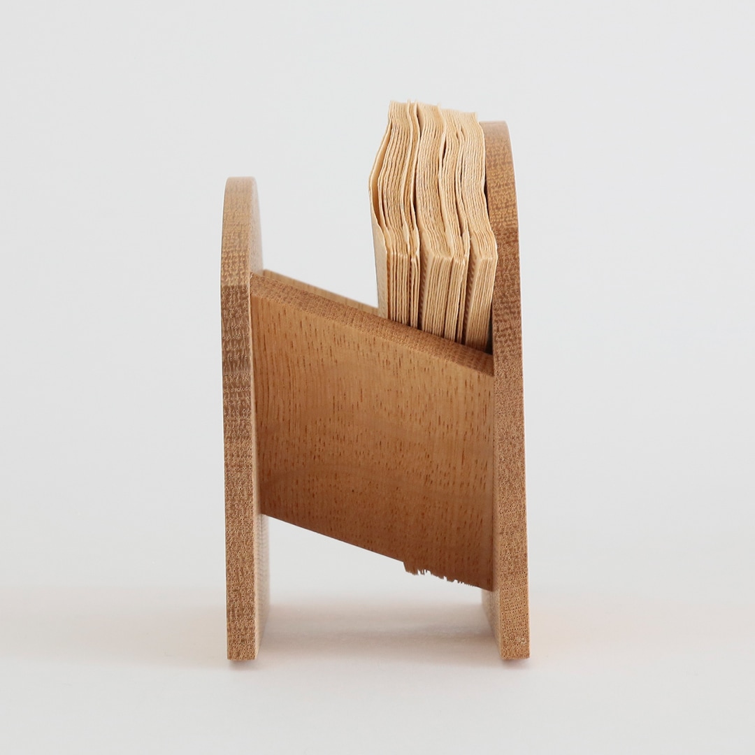 コーヒーメジャースプーン、コーヒーフィルタースタンド （四十沢木材工芸）