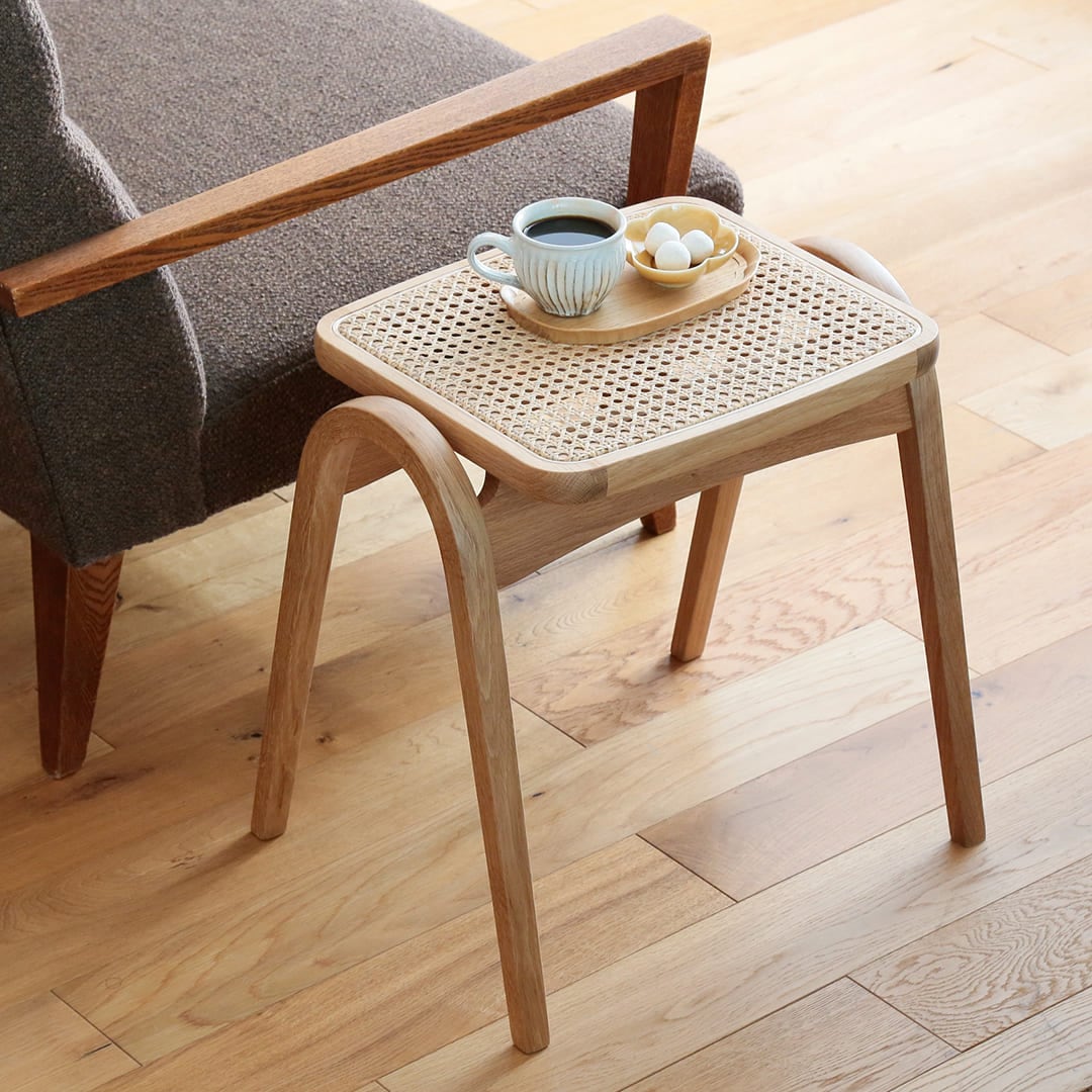 【受注生産】スツール　202-R （秋田木工）