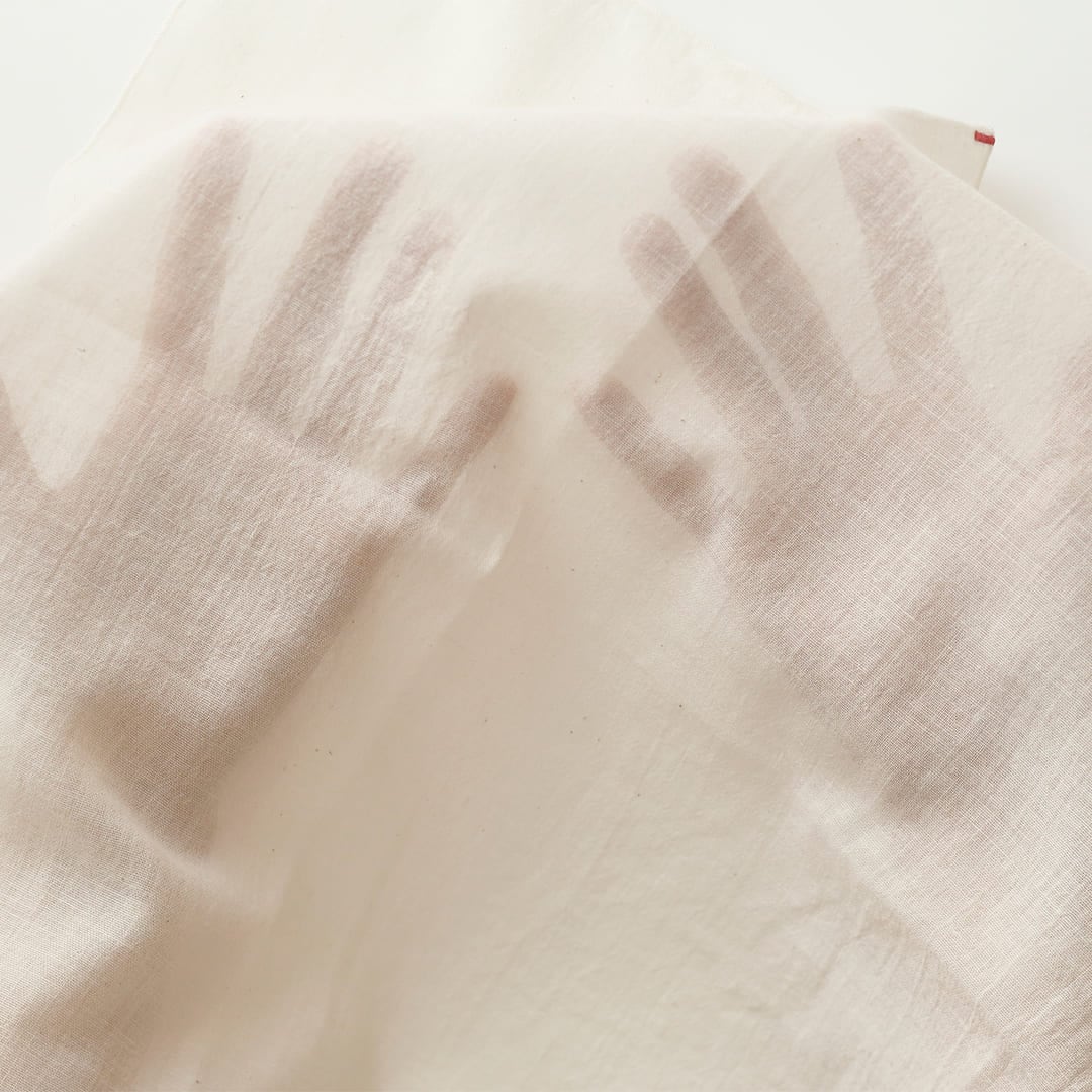 カラーハンカチ （ao）