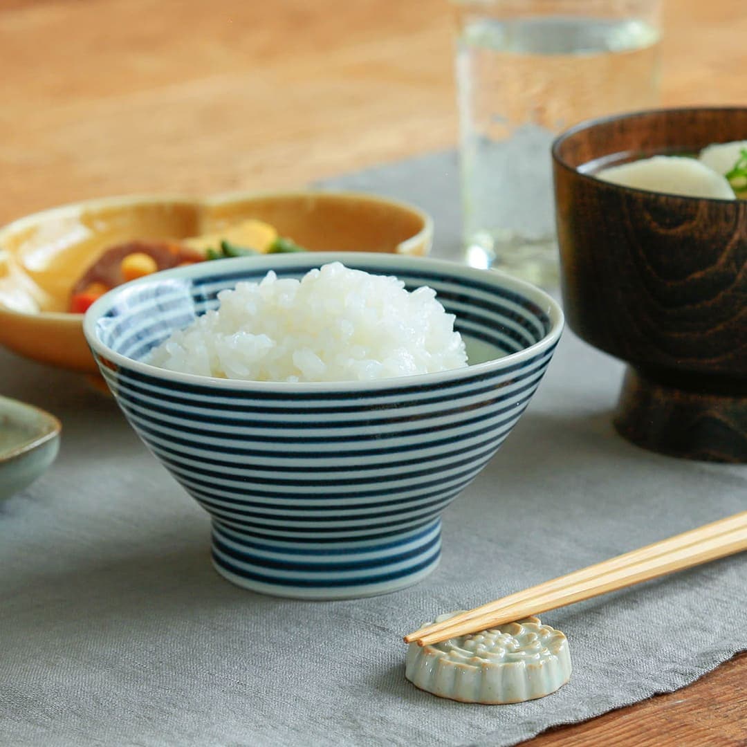 藍駒　茶碗、丼 （バーバー／BAR BAR）