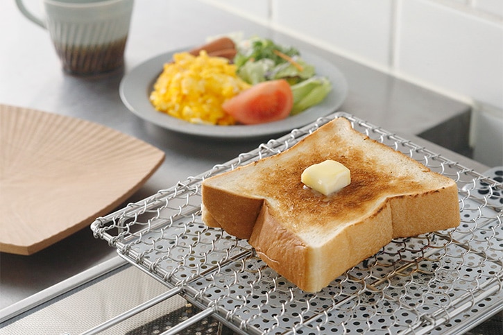 手付きセラミック付き焼き網 （金網つじ） | キッチンツール