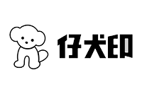 仔犬印ロゴ