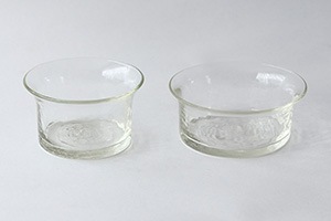 石川昌浩さんの筒型の小鉢と深皿 （倉敷意匠）