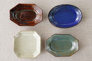 隅入角皿 （寺村光輔）