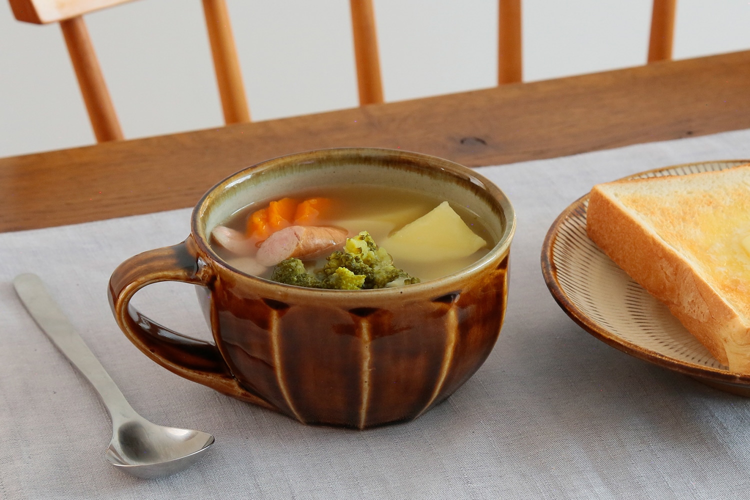 スープカップ (まもる窯)