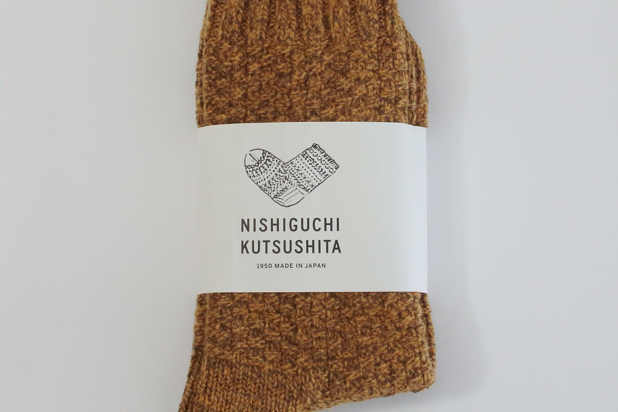 ウールコットンブーツソックス （西口靴下）