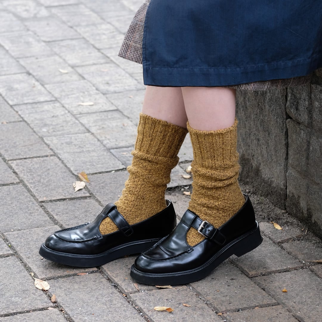 ウールコットンブーツソックス （西口靴下）