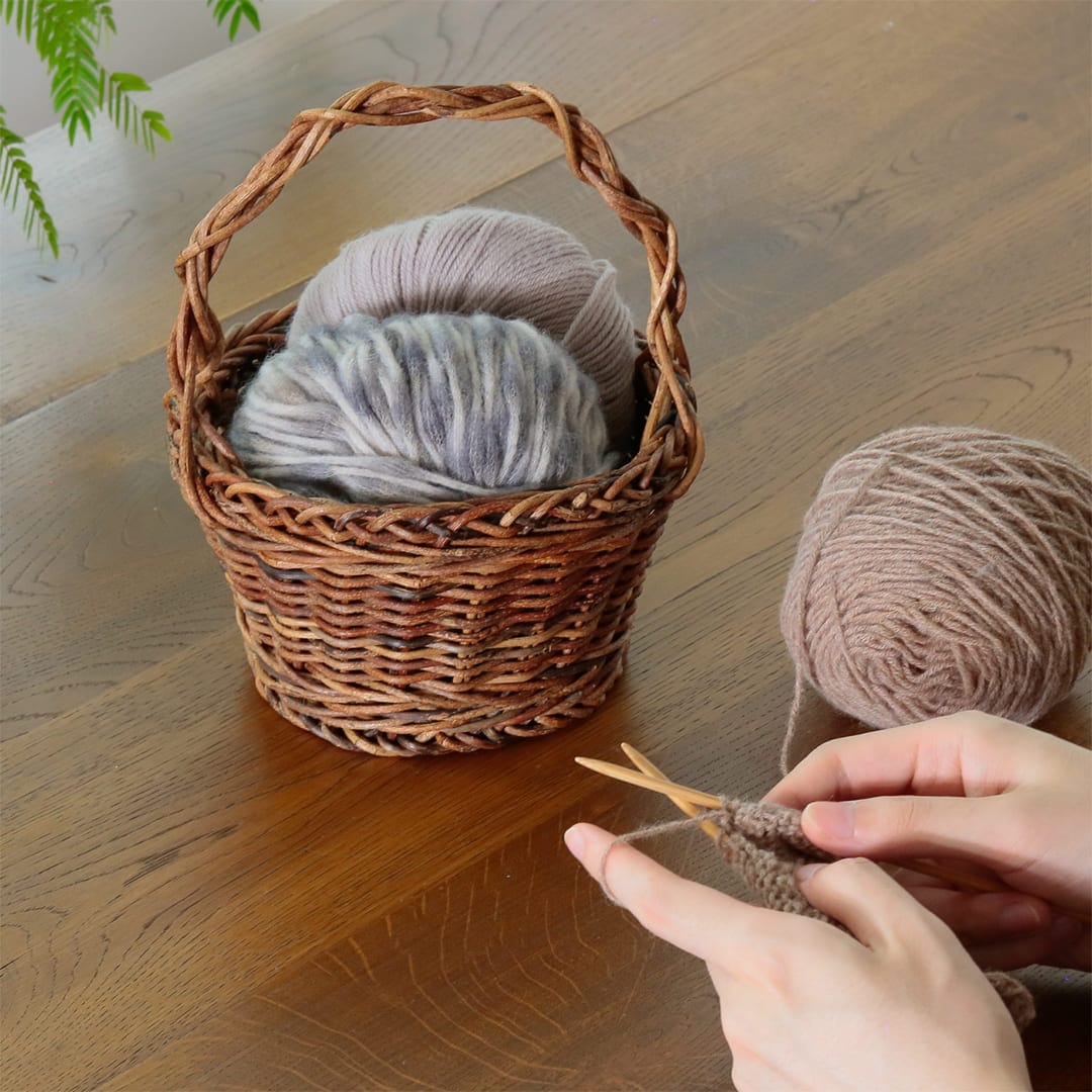 山田】【民藝】あけび 小物入れ 中 山田】【民藝】あけび 小物入れ 中