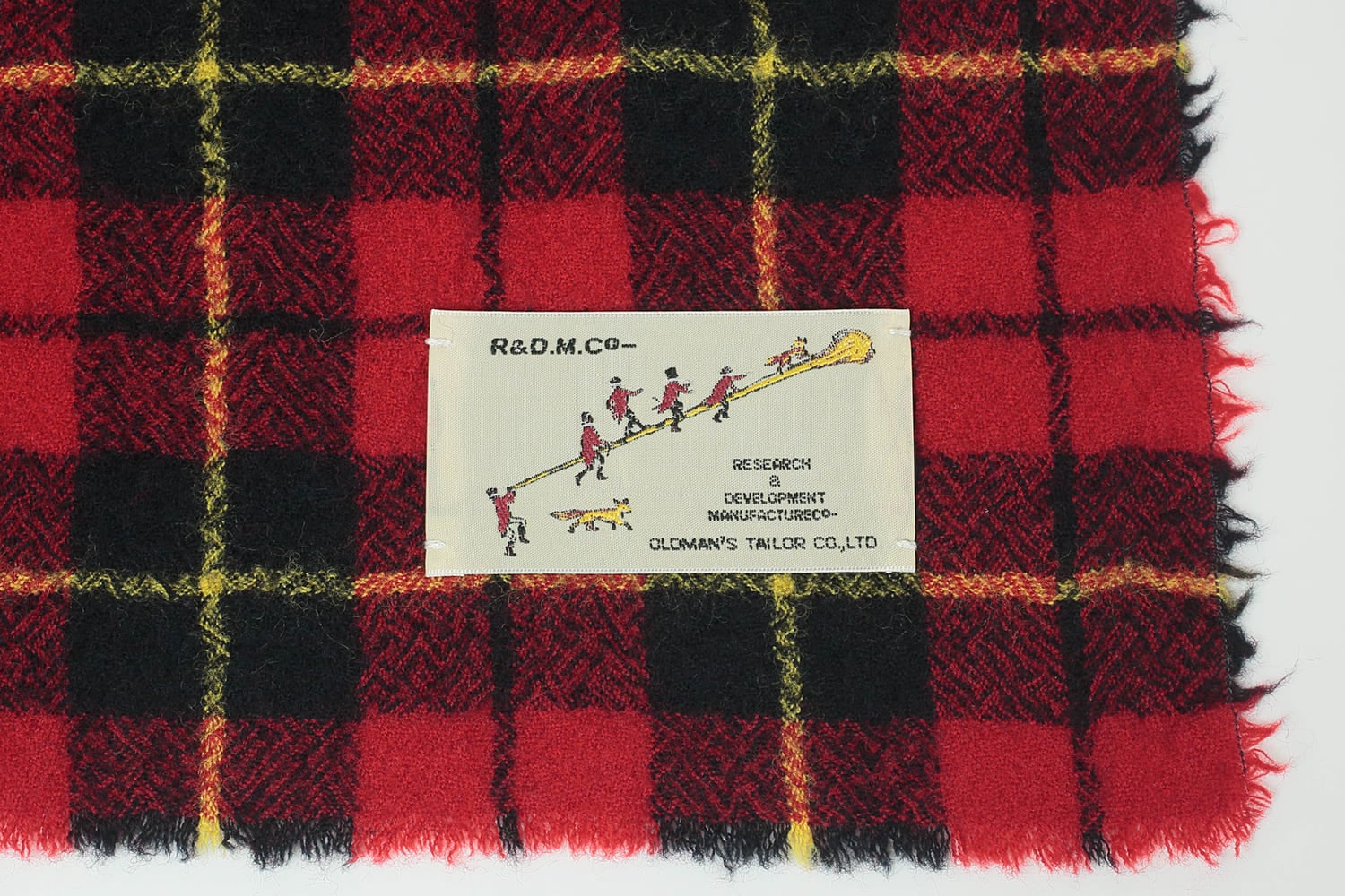 WOOL TARTAN CHECK BLANKET Wallace （オールドマンズテーラー／R&D.M.Co） | オールドマンズテーラー |  cotogoto