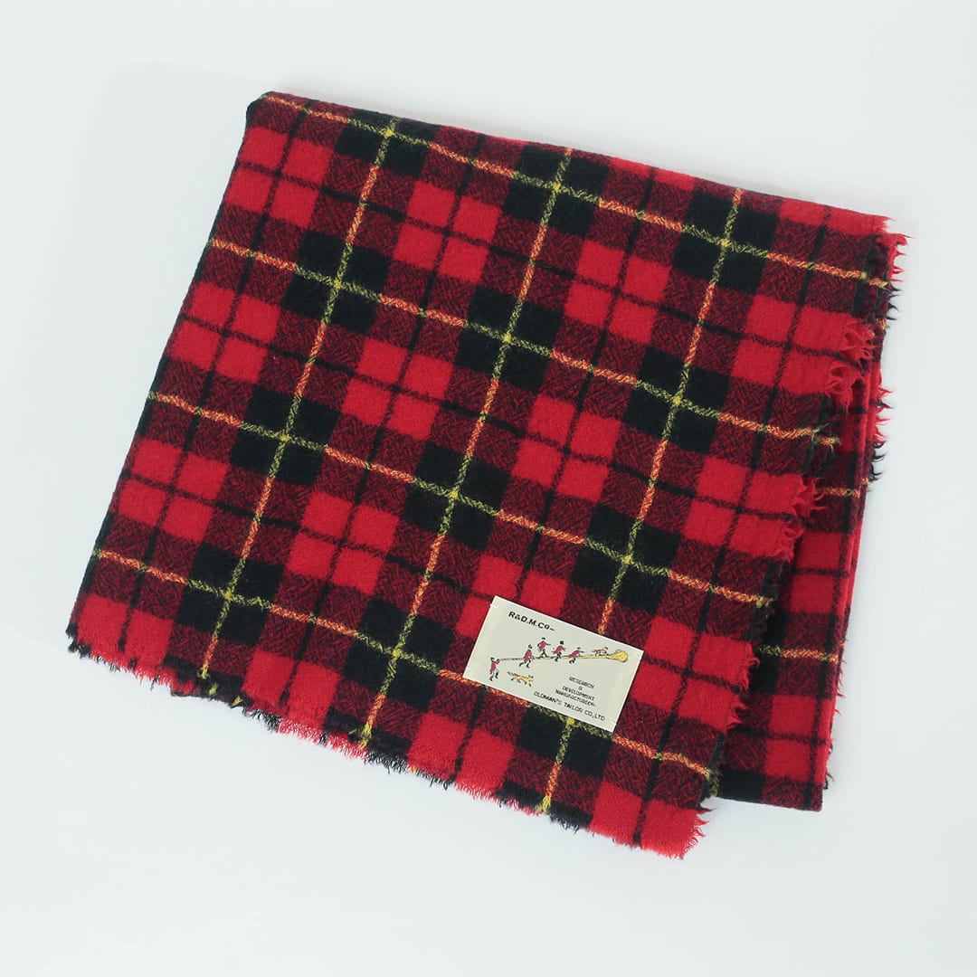 WOOL TARTAN CHECK BLANKET Wallace （オールドマンズテーラー／R&D.M.Co） | オールドマンズテーラー |  cotogoto