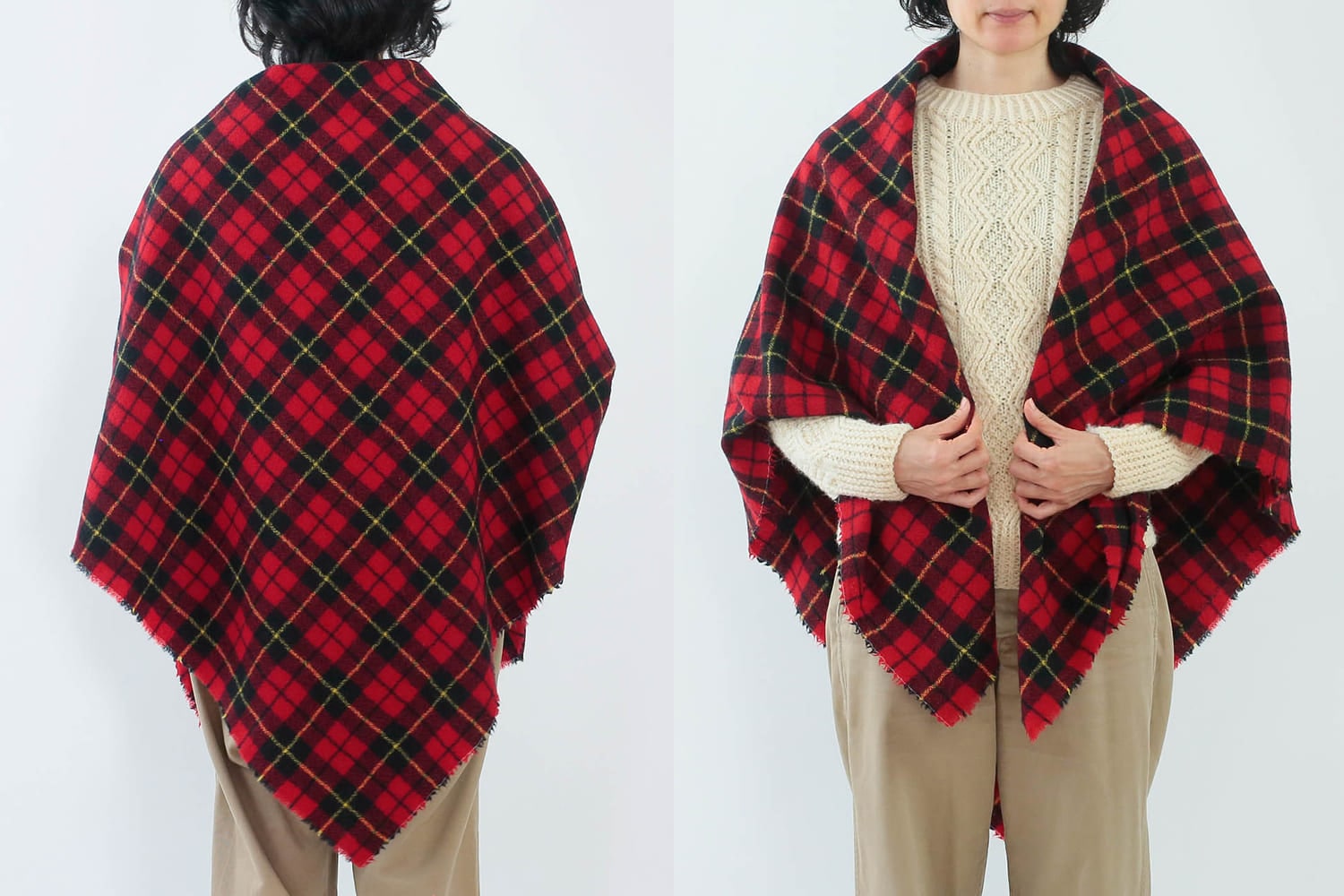 WOOL TARTAN CHECK BLANKET Wallace （オールドマンズテーラー／R&D.M.Co） | オールドマンズテーラー |  cotogoto