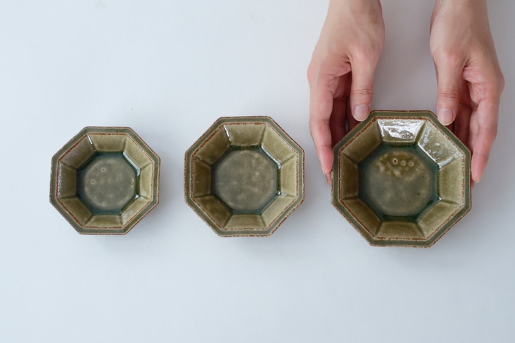 八角皿 （三温窯） | 三温窯 | cotogoto